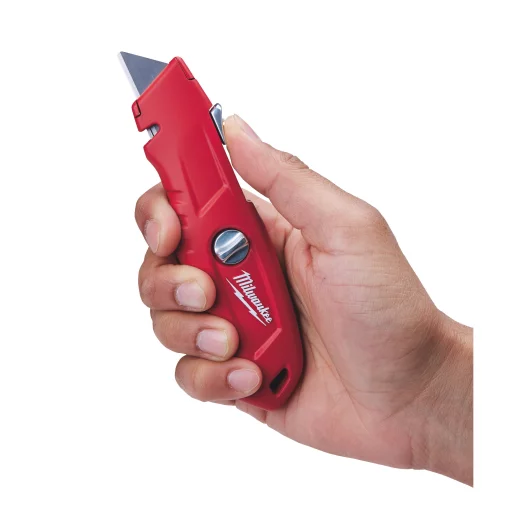 Ніж висувний з трапецевидним лезом MILWAUKEE безпечний самоповертаючийся