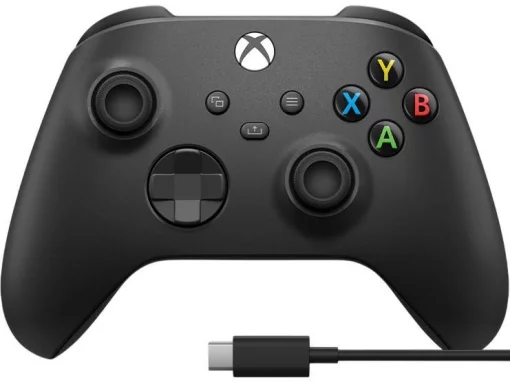 Геймпад Xbox BT, Carbon Black (USB cable)