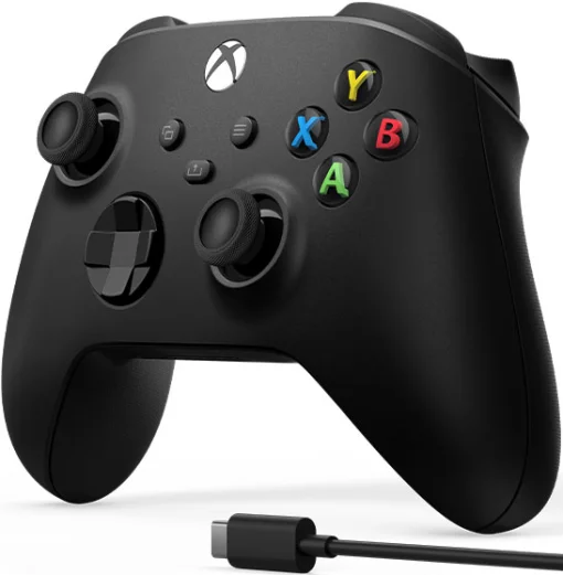 Геймпад Xbox BT, Carbon Black (USB cable)