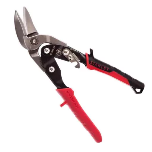 Ножиці по металу Stanley FatMax Aviation, ліві, вигнуті, 250мм