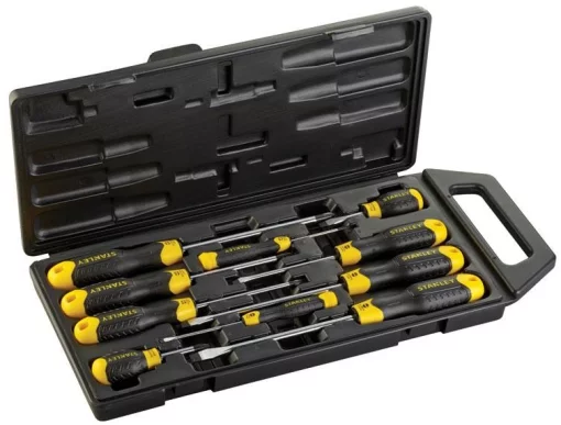 Викрутки Stanley CushionGrip SL,PH, кейс, набір 10шт