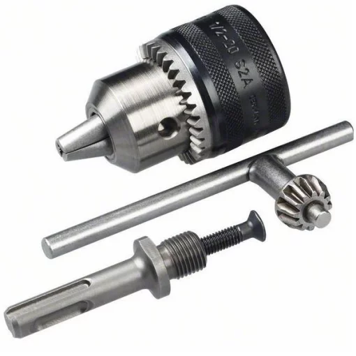 Комплект для кріплення свердл на перфоратор Bosch Professional патрон+перехідник+ключ SDS-plus 1/2 RL 13мм 0.4г