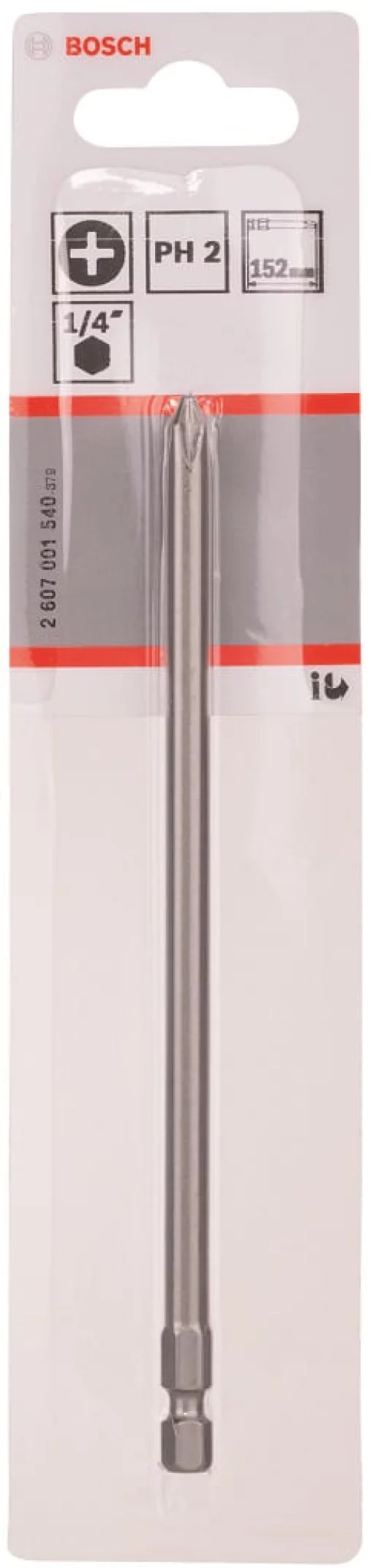 Біта Bosch Professional Extra-Hart PH2, 152мм