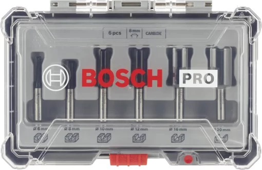 Набір пазових фрез Bosch Professional 8мм 6шт