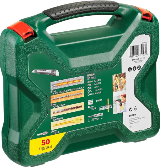 Набір інструменту Bosch Professional X-LINE-50 TITANIUM, 50шт