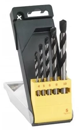 Набір свердел по бетону Bosch Professional, 4-10мм, кейс, 5шт