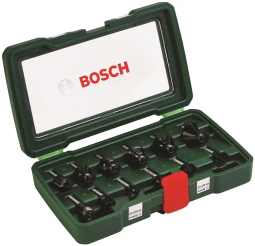 Набір фрез по дереву Bosch Professional Expert for Wood 8мм, 12шт