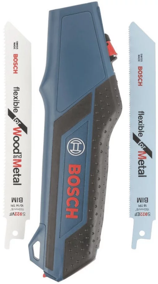 Рукоятка-тримач для шабельних полотен Bosch Professional з 2 полотнами