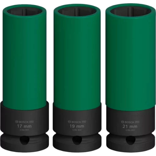 Набір ударних торцевих головок Bosch Professional Extra Deep1/2" 85мм 3шт