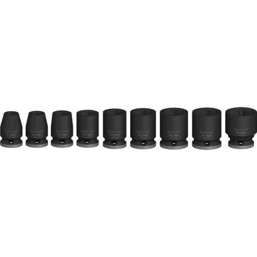 Набір ударних торцевих головок Bosch Professional Standart 3/8" 30мм 9шт