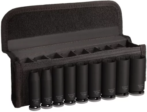 Набір ударних торцевих головок Bosch Professional Deep 3/8" 63мм 9шт