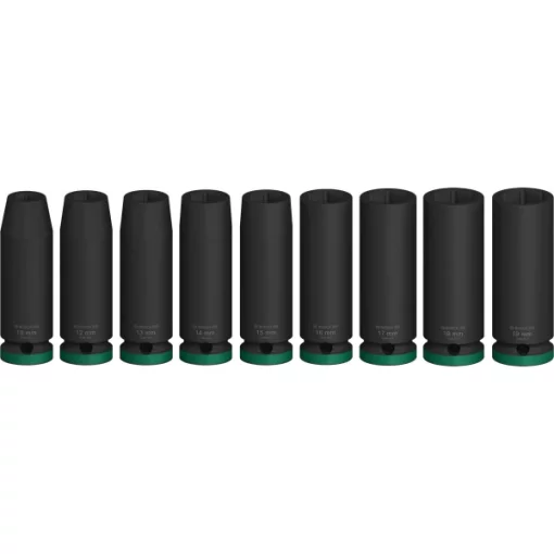 Набір ударних торцевих головок Bosch Professional Deep 1/2" 9шт