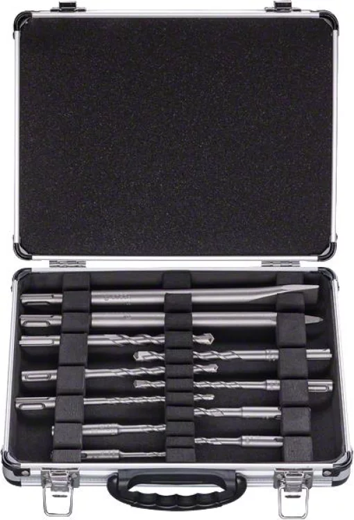 Набір свердел та зубил Bosch Professional SDS-plus, кейс, 11шт