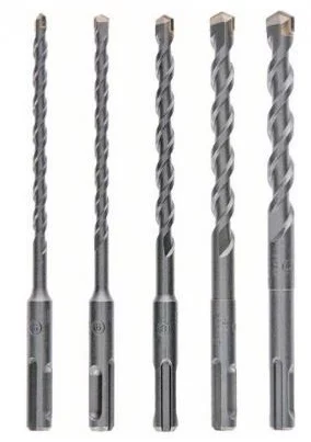 Набір бурів по бетону Bosch Professional SDS-Plus, 6-12мм, кейс, 5шт