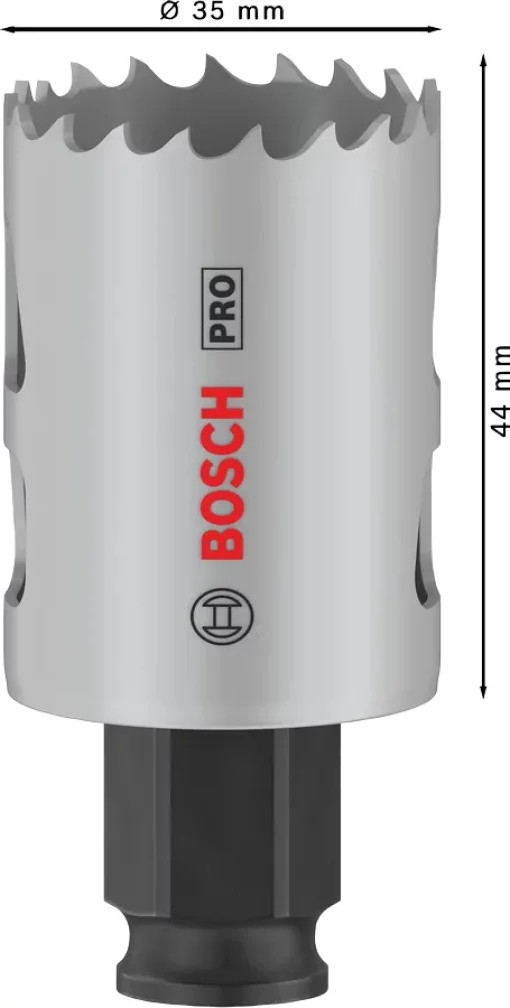 Коронка Bosch Professional Multi Material PC Plus 35мм