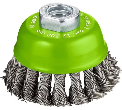 Щітка чашкова Bosch Professional нержавіюча 75мм 0.5мм M14