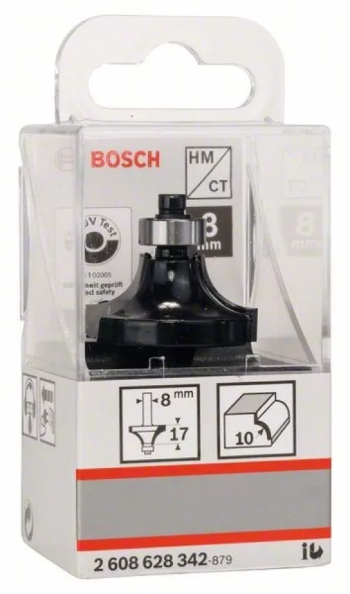 Фреза карнизна Bosch Professional Std S8 R10 L16.5