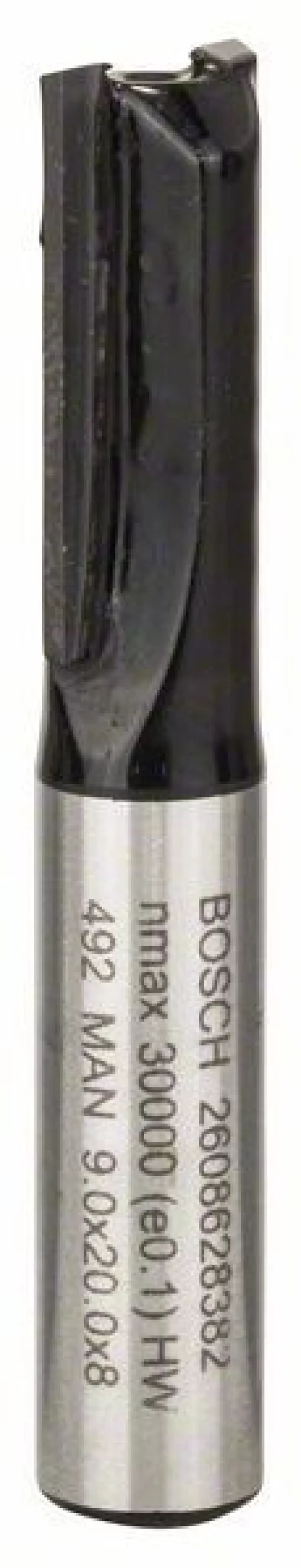 Фреза пазова Bosch Professional з двома лезами Std S8 D9 L20