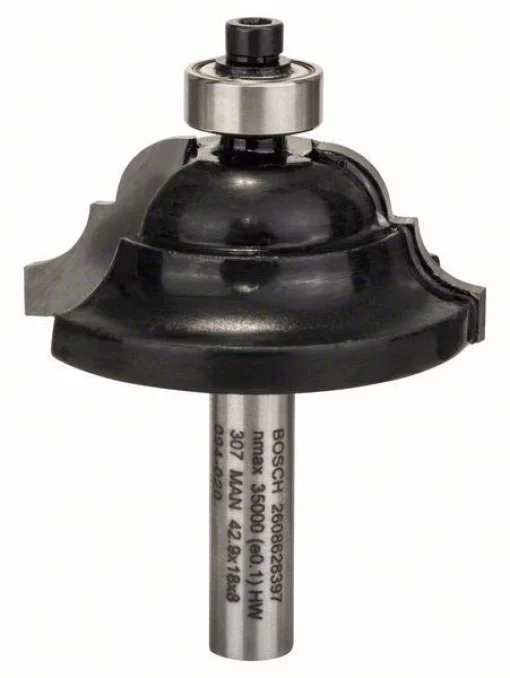 Фреза профільна D Bosch Professional Std S8 R6.3 B15 L18