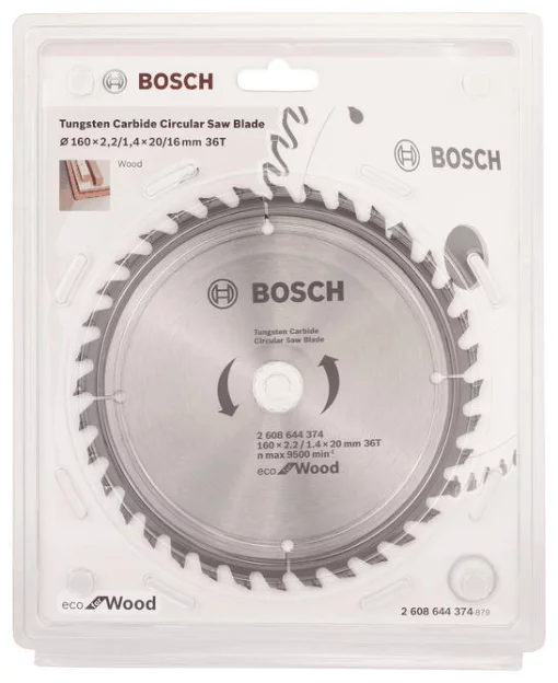 Диск пиляльний Bosch Professional Eco for Wood 160x2.2x20-36T