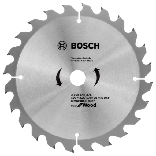 Диск пиляльний Bosch Professional Eco for Wood 190x20/16-24T