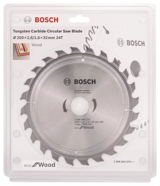 Диск пиляльний Bosch Professional Eco for Wood 200x32-24T