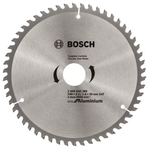 Диск пиляльний Bosch Professional Eco for Aluminium 190x2.42/1.6x30мм 54TCG