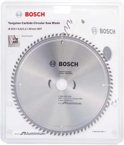 Диск пиляльний Bosch Professional Eco for Aluminium 254x30-80T