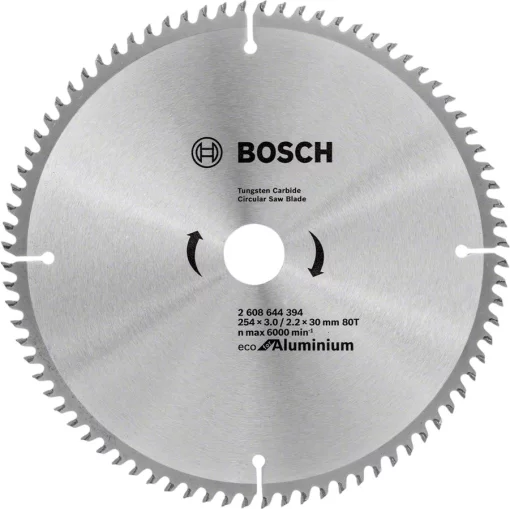 Диск пиляльний Bosch Professional Eco for Aluminium 254x30-80T