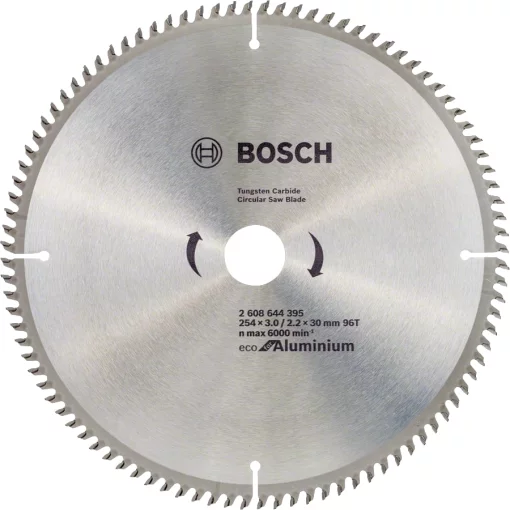 Диск пиляльний Bosch Professional Eco for Aluminium 254x3x30-96T