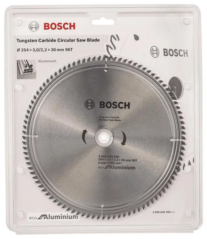 Диск пиляльний Bosch Professional Eco for Aluminium 254x3x30-96T