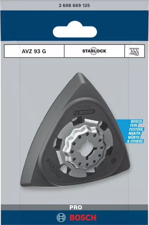 Платформа шліфувальна Bosch Professional AVZ 93 G 93мм для багатофункціональних інструментів