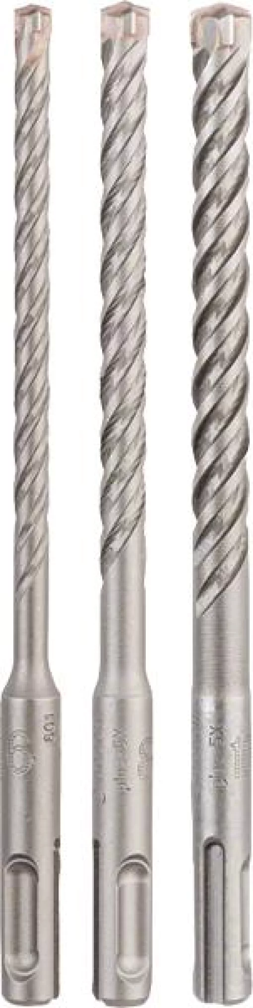 Набір бурів по бетону Bosch Professional SDS-Plus, 6-10мм, кейс 3шт