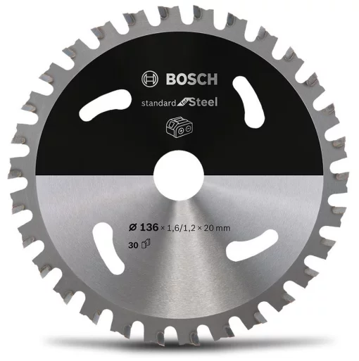 Диск пиляльний Bosch Standard for Steel 136x1.6x20мм 30HB