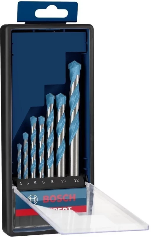 Набір свердел по металу Bosch Professional Expert MultiConstruction CYL-9, 4/5/6/6/8/10/12мм, 7шт