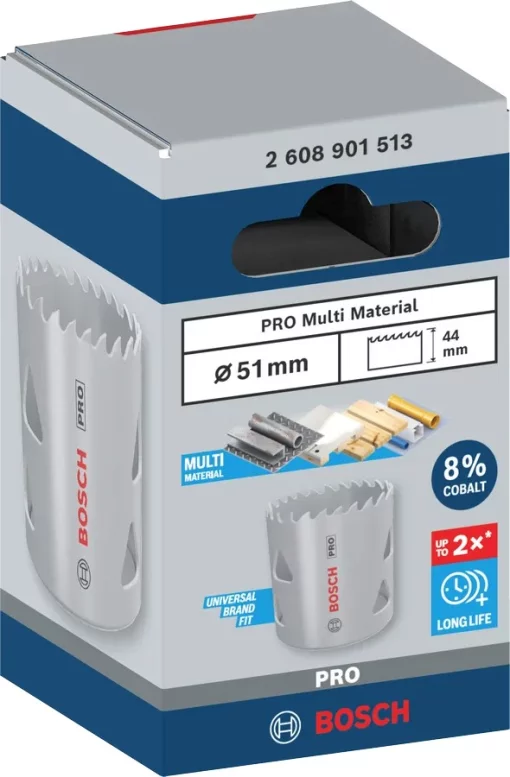 Коронка Bosch Professional Multi Material 51мм з різьбою