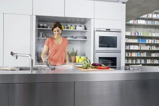 Кругла велика щітка для пароочисників