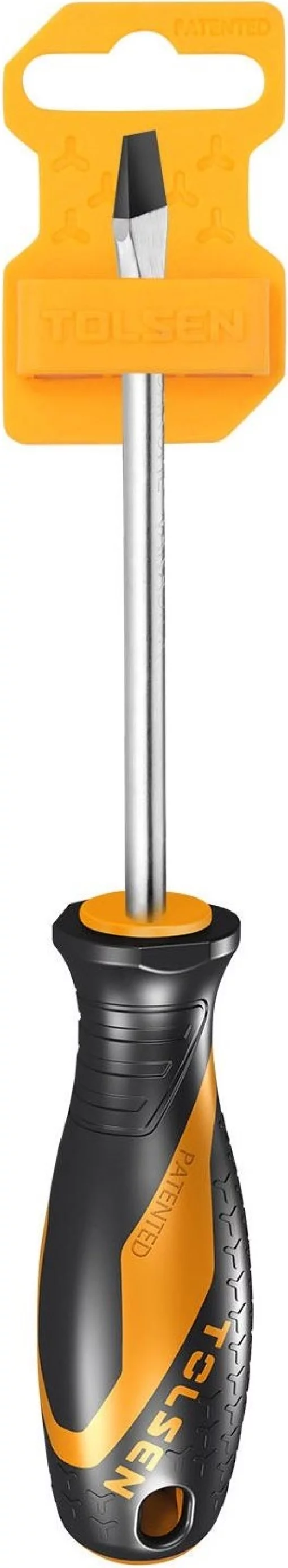 Викрутка Tolsen Ерго плоска, SL3x75мм, сталь CrV