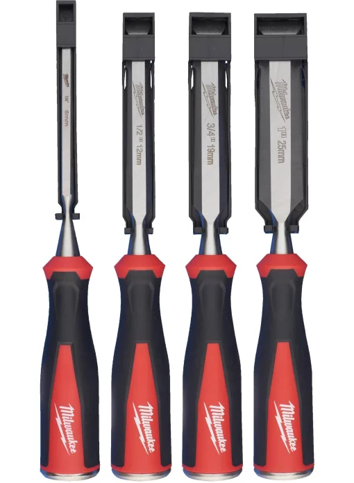 Набір стамесок пласких MILWAUKEE, (6/12/19/25мм) (4шт)