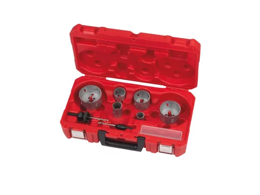 Набір коронок Holesaw BiM Contractor MILWAUKEE Set 1 (Ø25/32/40/54/68/76мм) (10шт.), пластиковий кейс