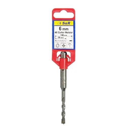 Бур по армованому бетону S & R 4X Cutter Meister 6x50 / 110