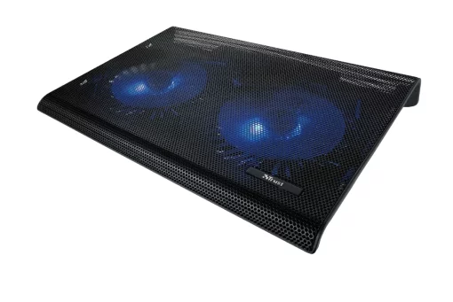 Підставка для ноутбука Trust Azul, до 17.3", 2xUSB-A, BLUE LED, чорний