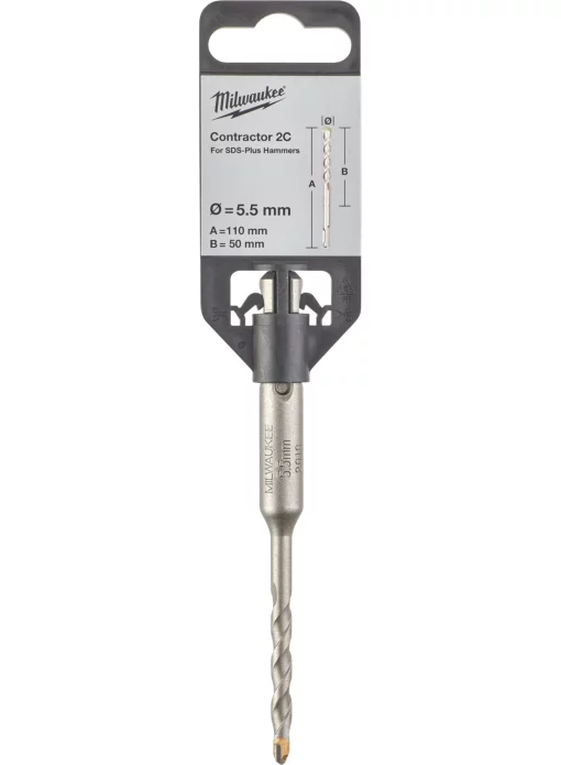 Бур SDS-PLUS Contractor MILWAUKEE діаметр 5,5x110х50мм