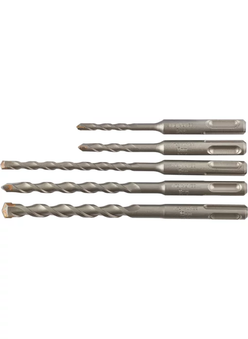 Набір бурів SDS-PLUS Contractor MILWAUKEE, (діаметри 5/6/6/8/10мм) (5шт) пластиковий футляр