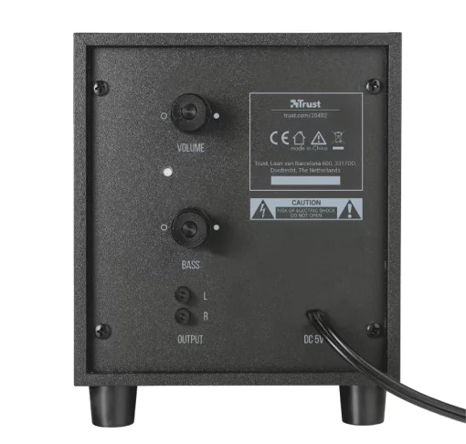 Акустична система Trust Avora 2.1, USB/AUX, чорний