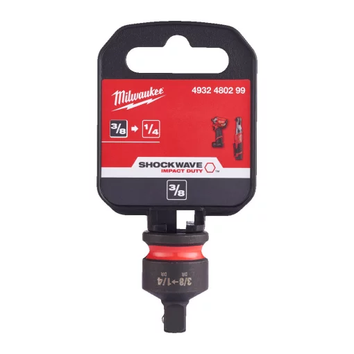Перехідник ударний для головок ShW MILWAUKEE с квадрата 3/8" на 1/4'' квадрат