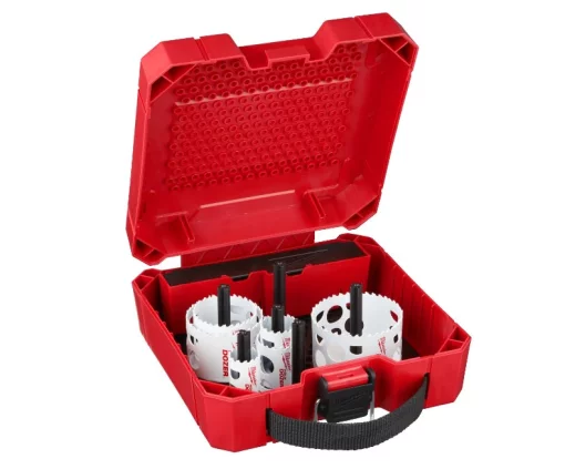 Набір коронок Bi-Metal HOLE DOZER MILWAUKEE, (діаметри 25/32/40/54/68/76мм) (10шт), пластиковий кейс