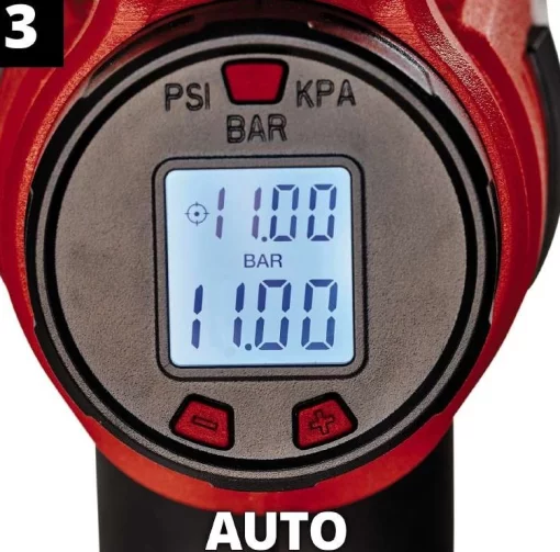 Компресор повітряний ручний Einhell CE-CC 18 Li - Solo, акумуляторний 18В PXC, до 12л/хв, 11бар, 0.76кг без АКБ та ЗП