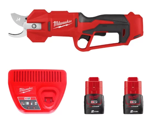 Ножниці садові - секатор акумуляторний M12 BLPRS-202 MILWAUKEE 4933480115(+ заряд.пристрій, 2 акум.)