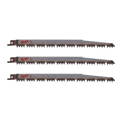 Полотно для шабельних пил MILWAUKEE, 240х5,5/6 мм, (3шт), (деревина, пластик)
